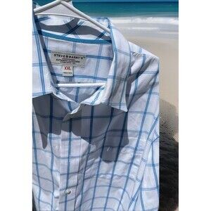 Steve & Barry's Authentic Outfitters Shirt Plaid Pocket w Dry Clean Tag Men 2XL